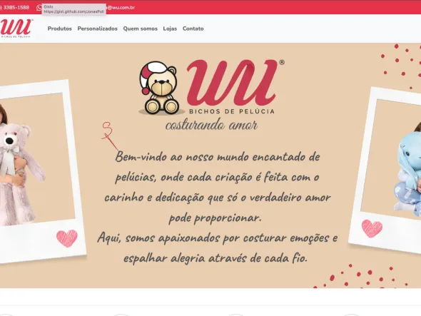 Desenvolvimento de novo site